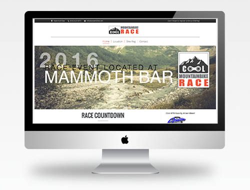 Web Design Auburn Ca - Cool Mountain Bike Race